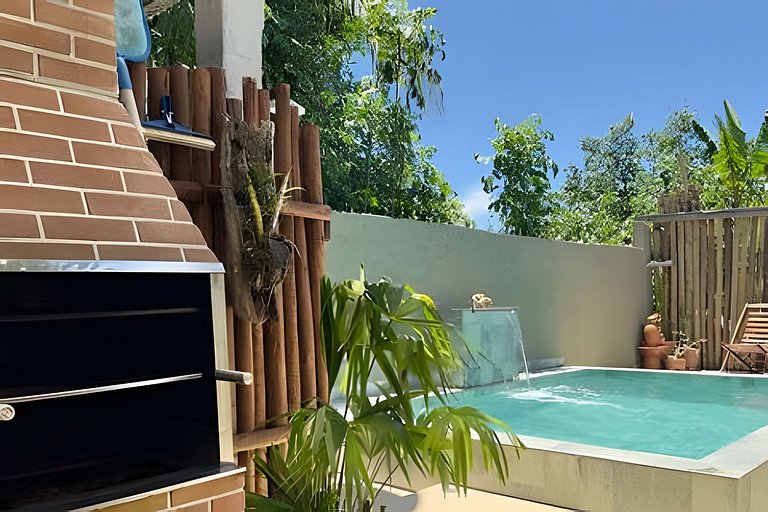 Arraial d'Ajuda - 4 suítes com piscina e churrasqu