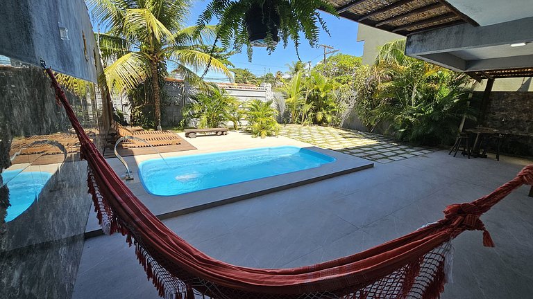 4 suítes com AR 800m da praia cozinha completa